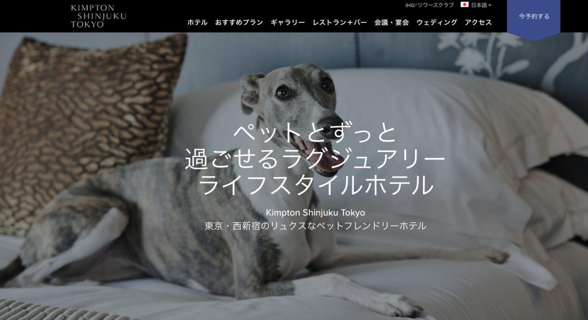 愛犬と宿泊できる キンプトン新宿東京 ってどんなとこ カフェのみの日帰り利用もokの全館ペットフレンドリーの高級ホテルがオープン おでかけわんこ部 愛犬とのおでかけスポット カフェ 宿 を紹介