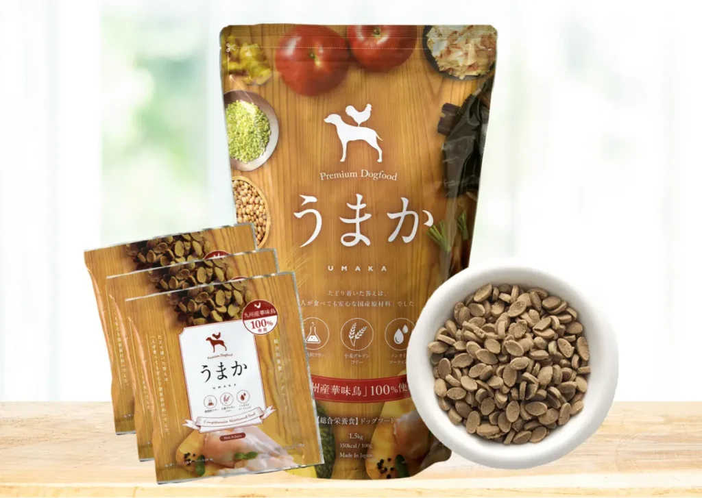 ペットフードUMAKA 美味華 ドックフード 1.5kg 2袋 - ペットフード